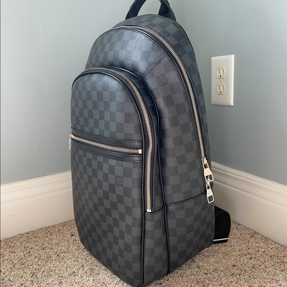 LOUIS VUITTON MICHAEL DAMIER GRAPHITE  BACKPACK - Picture 3 of 4